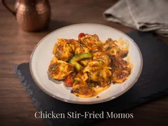 Stir Fried Chicken Momo